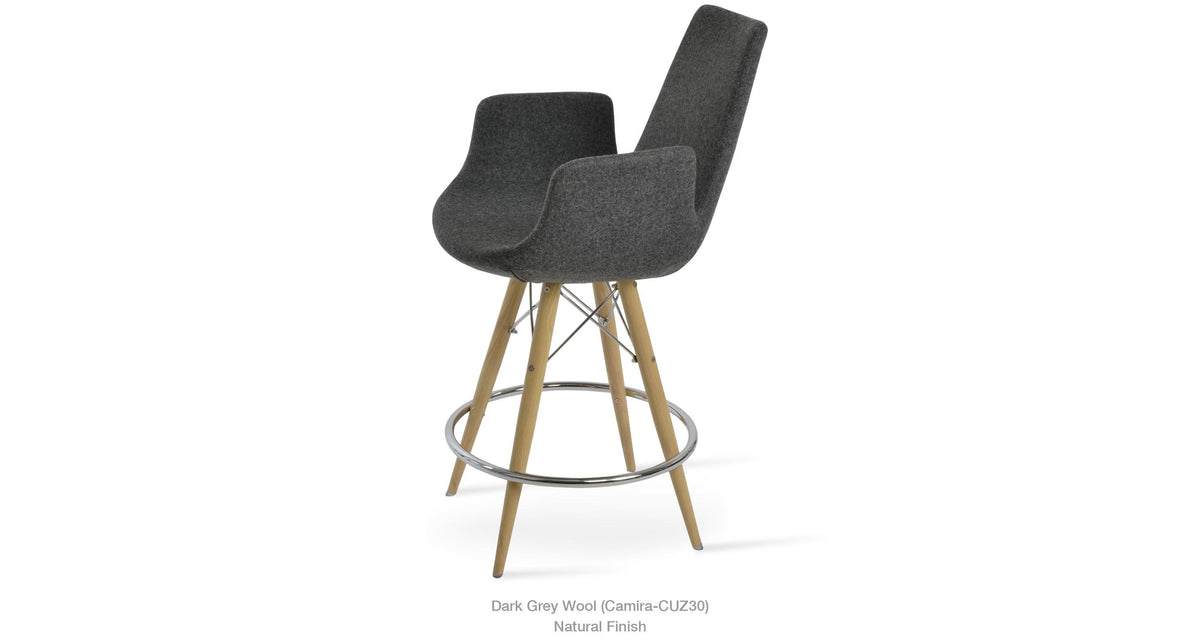 Eiffel Arm MW Stools - available in various heights | Image 10 | InSTYLE Home & Rugs