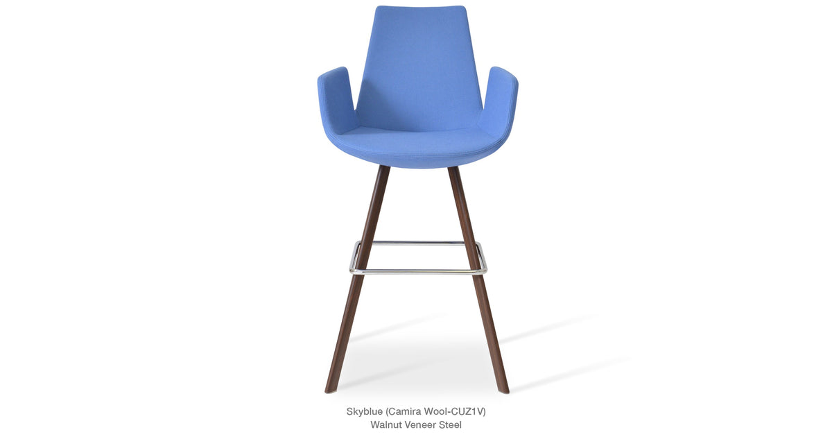 Eiffel Arm Sword Stools - available in various heights | Image 3 | InSTYLE Home & Rugs
