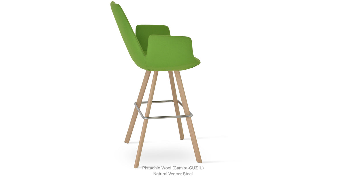 Eiffel Arm Sword Stools - available in various heights | Image 4 | InSTYLE Home & Rugs