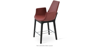 Eiffel Arm HB Wood Stools - compact and stylish design | Image 5 | InSTYLE Home & Rugs
