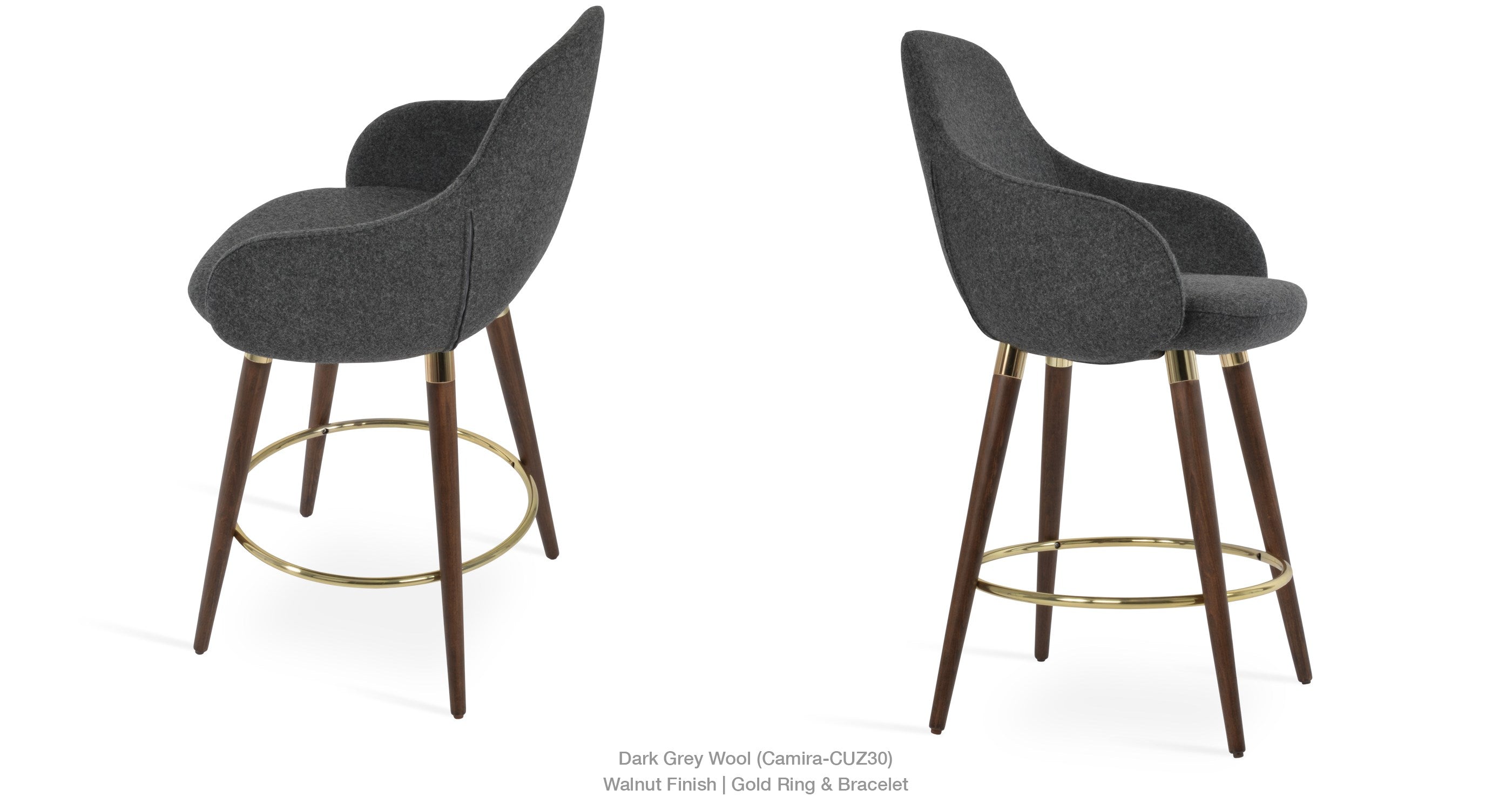 Gazel Arm Wood Stools - available in various heights | Image 22 | InSTYLE Home & Rugs