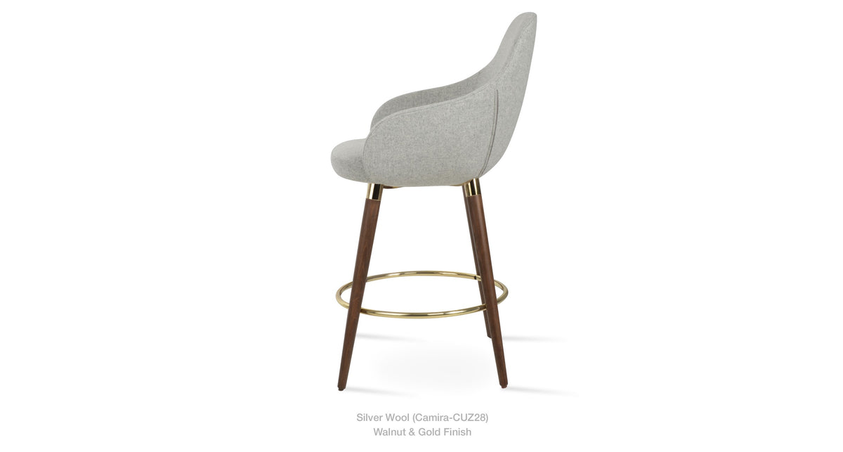 Gazel Arm Wood Stools - perfect for small spaces | Image 24 | InSTYLE Home & Rugs