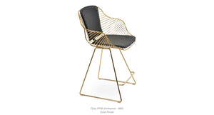 Zebra Wire Stools - available in various heights | Image 1 | InSTYLE Home & Rugs