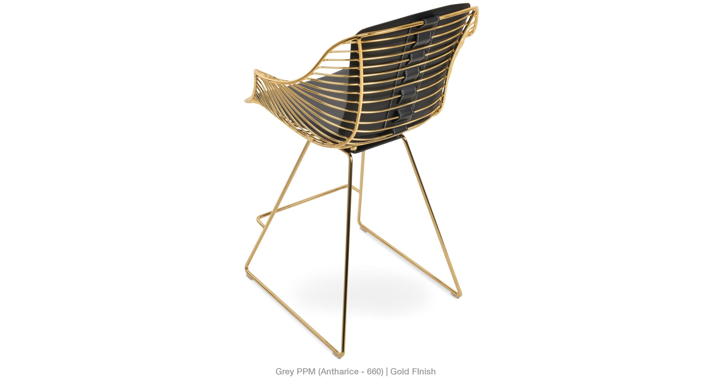 Zebra Wire Stools - available in various heights | Image 4 | InSTYLE Home & Rugs