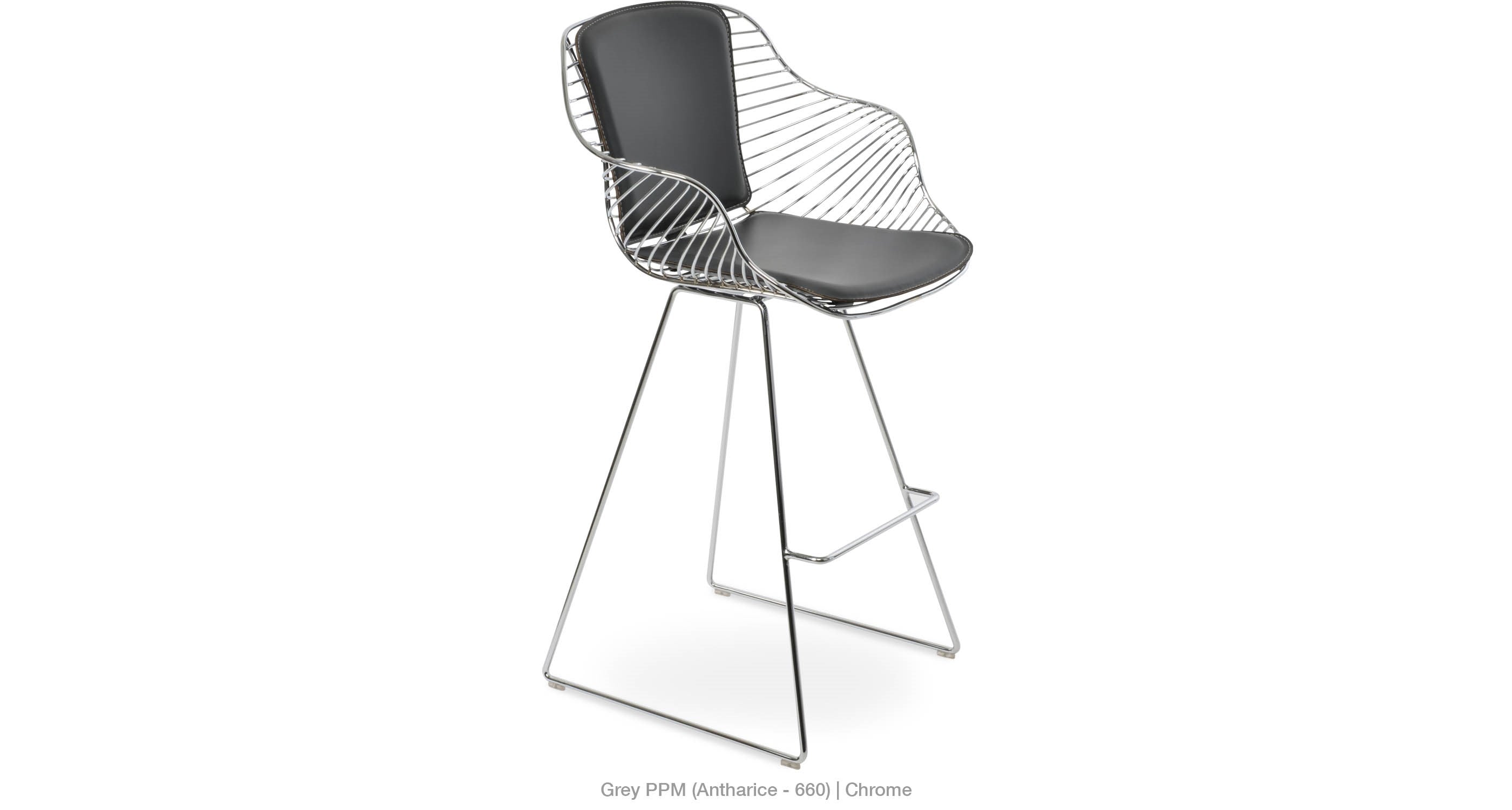 Zebra Wire Stools - available in various heights | Image 5 | InSTYLE Home & Rugs