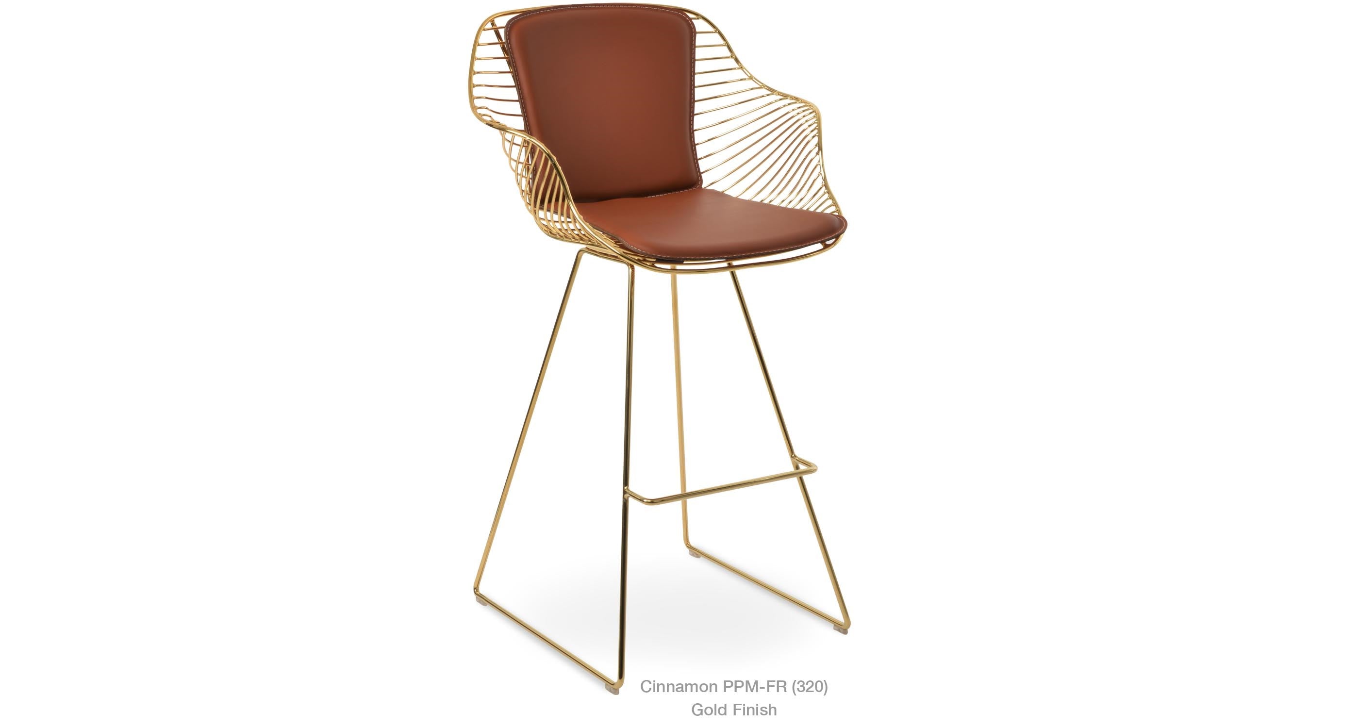 Zebra Wire Stools - available in various heights | Image 9 | InSTYLE Home & Rugs