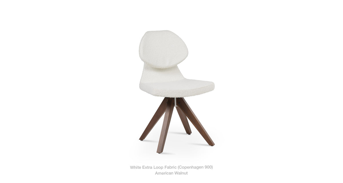 Gakko Pyramid Swivel Chair - durable construction for long-lasting use | Image 5 | InSTYLE Home & Rugs