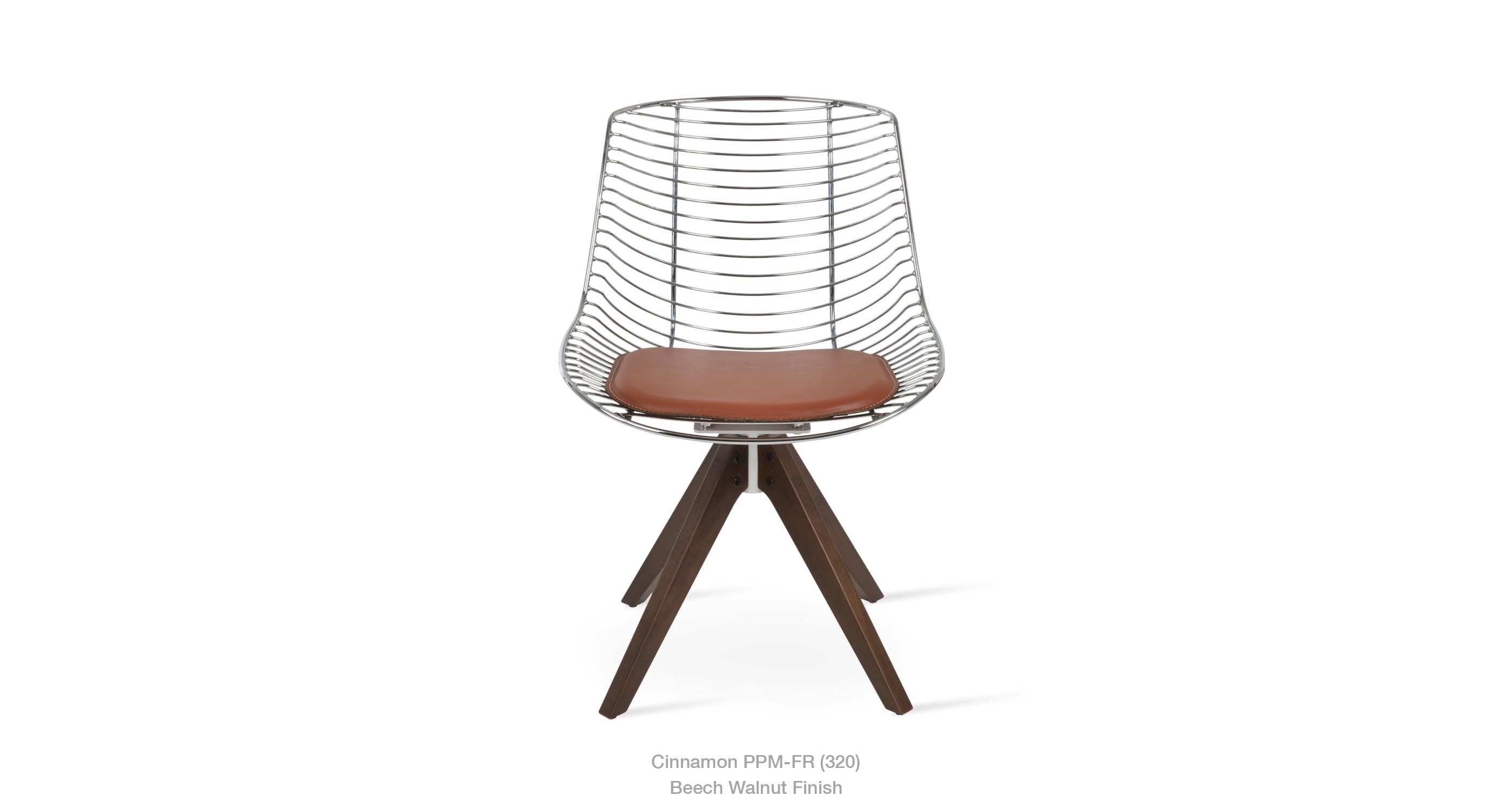 Tiger Pyramid Swivel Chair - comfortable seating for dining and office spaces | Image 1 | InSTYLE Home & Rugs