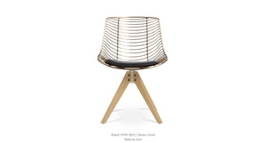 Tiger Pyramid Swivel Chair - comfortable seating for dining and office spaces | Image 7 | InSTYLE Home & Rugs