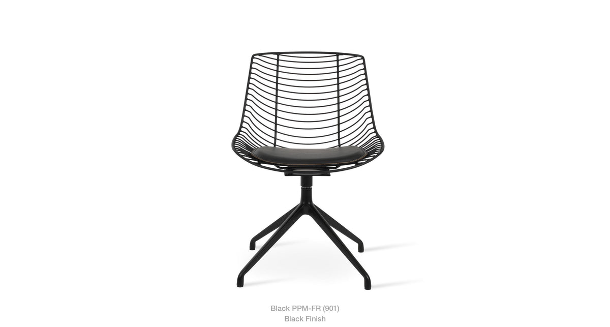 Tiger Spider Swivel Chair - comfortable seating for dining and office spaces | Image 4 | InSTYLE Home & Rugs