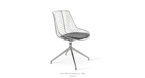 Tiger Spider Swivel Chair - comfortable seating for dining and office spaces | Image 8 | InSTYLE Home & Rugs