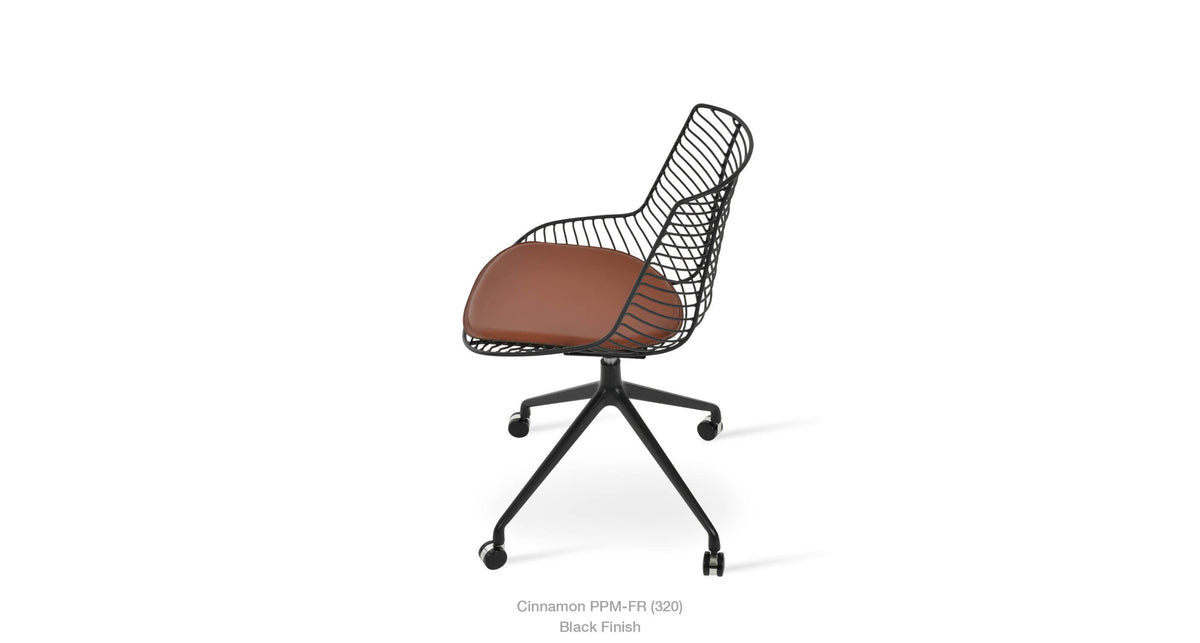 Tiger Spider Swivel Chair - comfortable seating for dining and office spaces | Image 14 | InSTYLE Home & Rugs