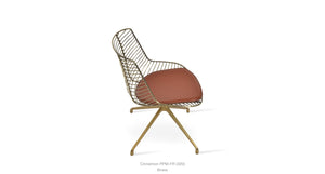 Tiger Spider Swivel Chair - comfortable seating for dining and office spaces | Image 16 | InSTYLE Home & Rugs