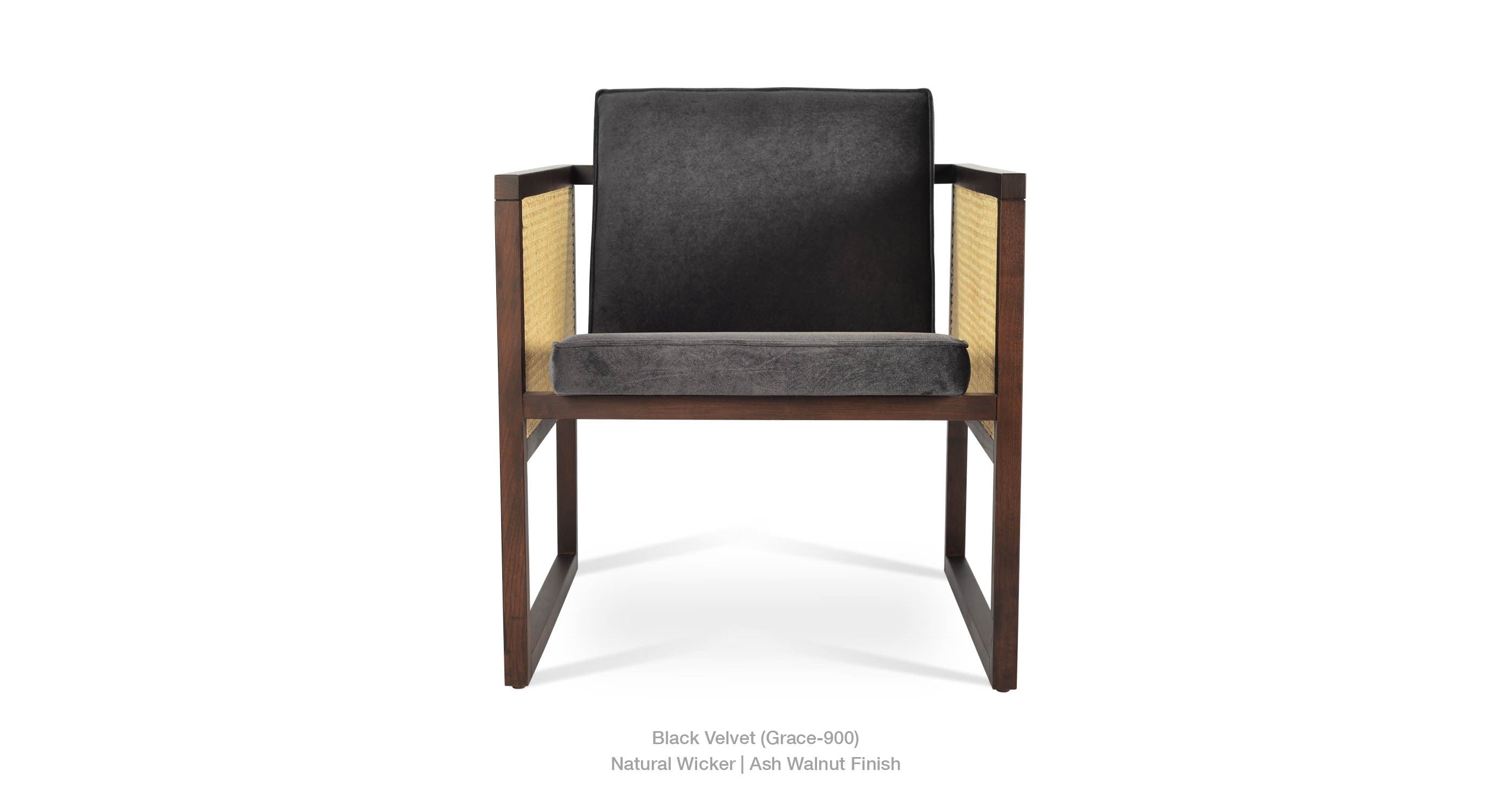 Cube Wood Wicker Lounge - | Image 1 | InSTYLE Home & Rugs