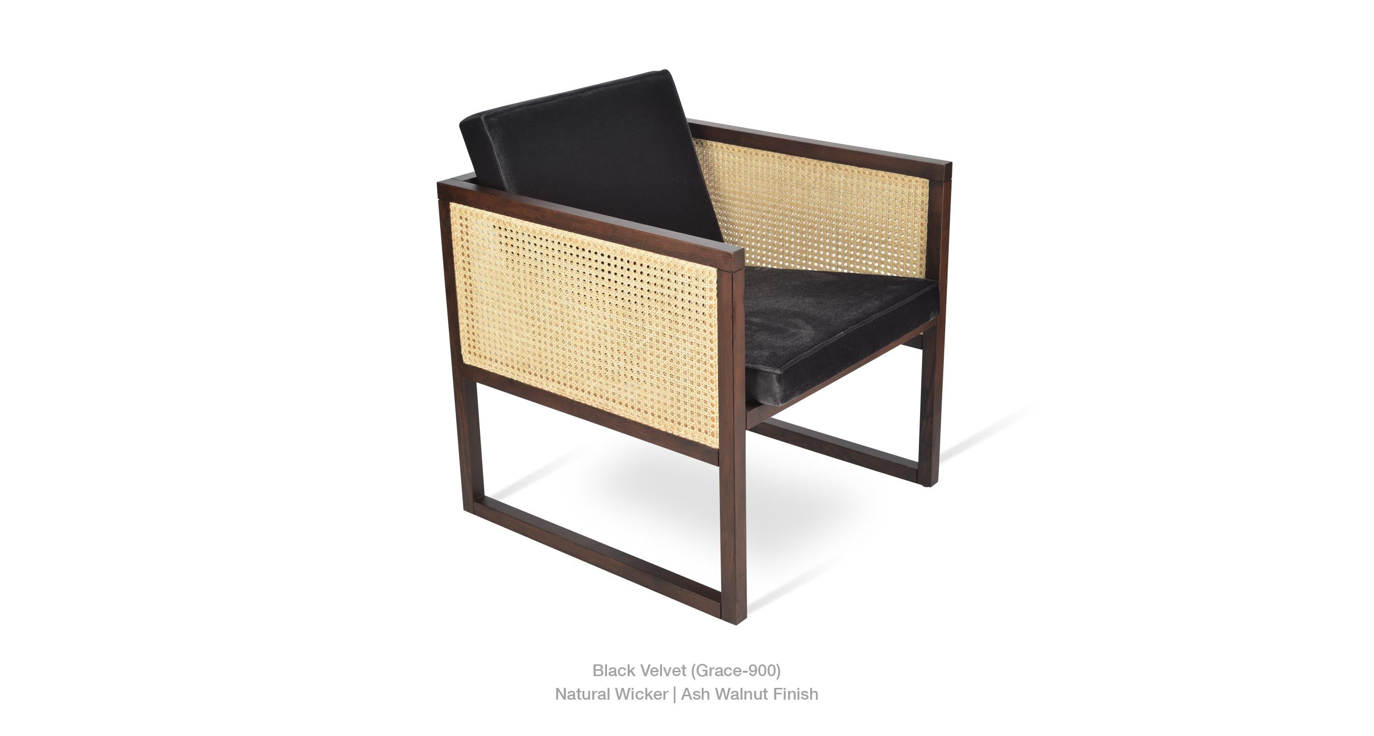 Cube Wood Wicker Lounge - | Image 2 | InSTYLE Home & Rugs