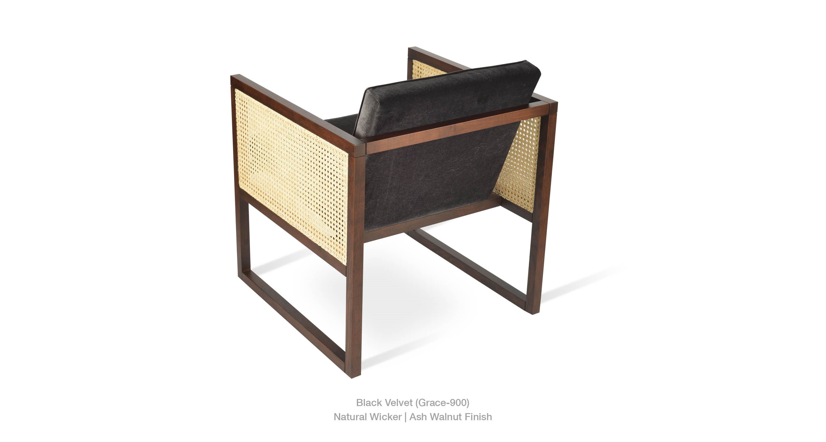 Cube Wood Wicker Lounge - | Image 3 | InSTYLE Home & Rugs
