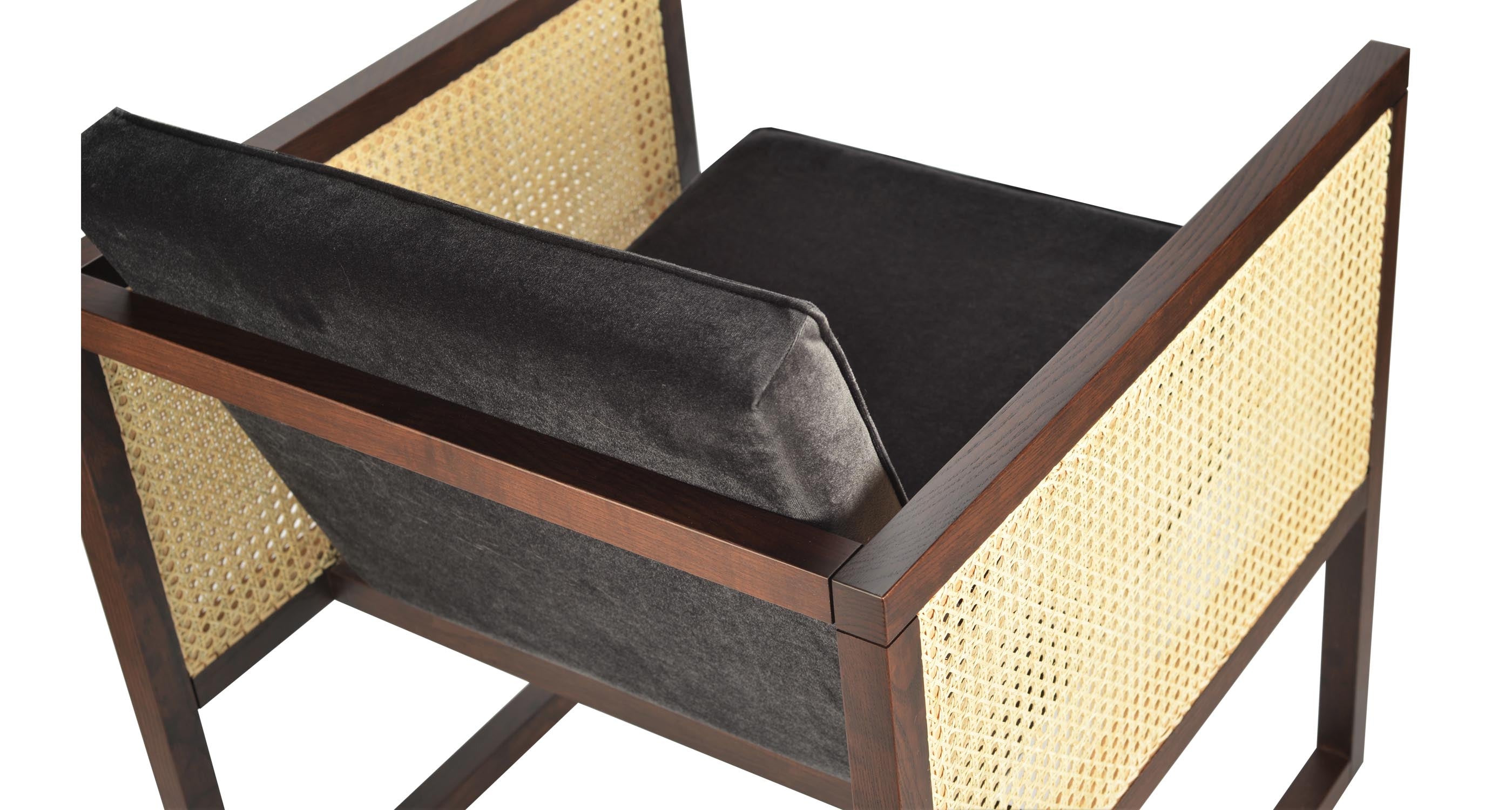 Cube Wood Wicker Lounge - | Image 4 | InSTYLE Home & Rugs