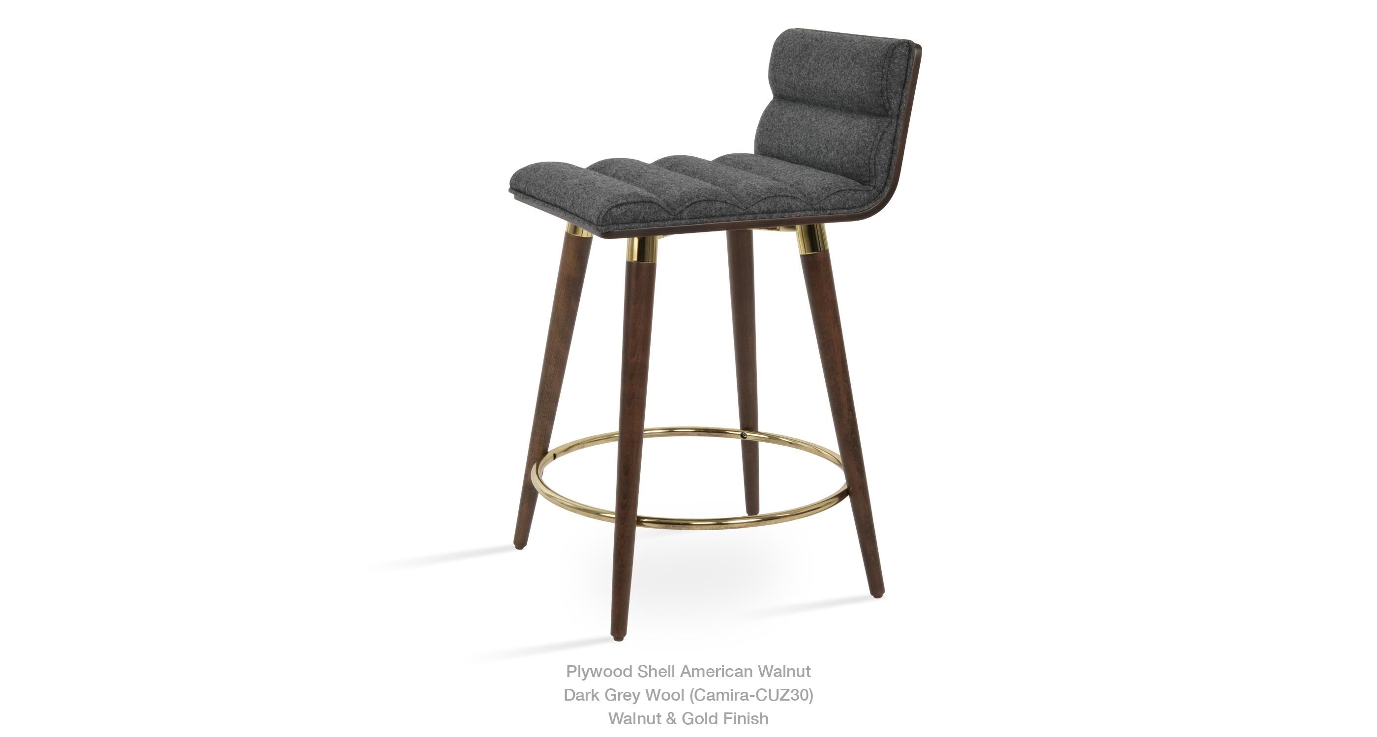 Corona DR Wood Comfort Stools - available in various heights | Image 1 | InSTYLE Home & Rugs