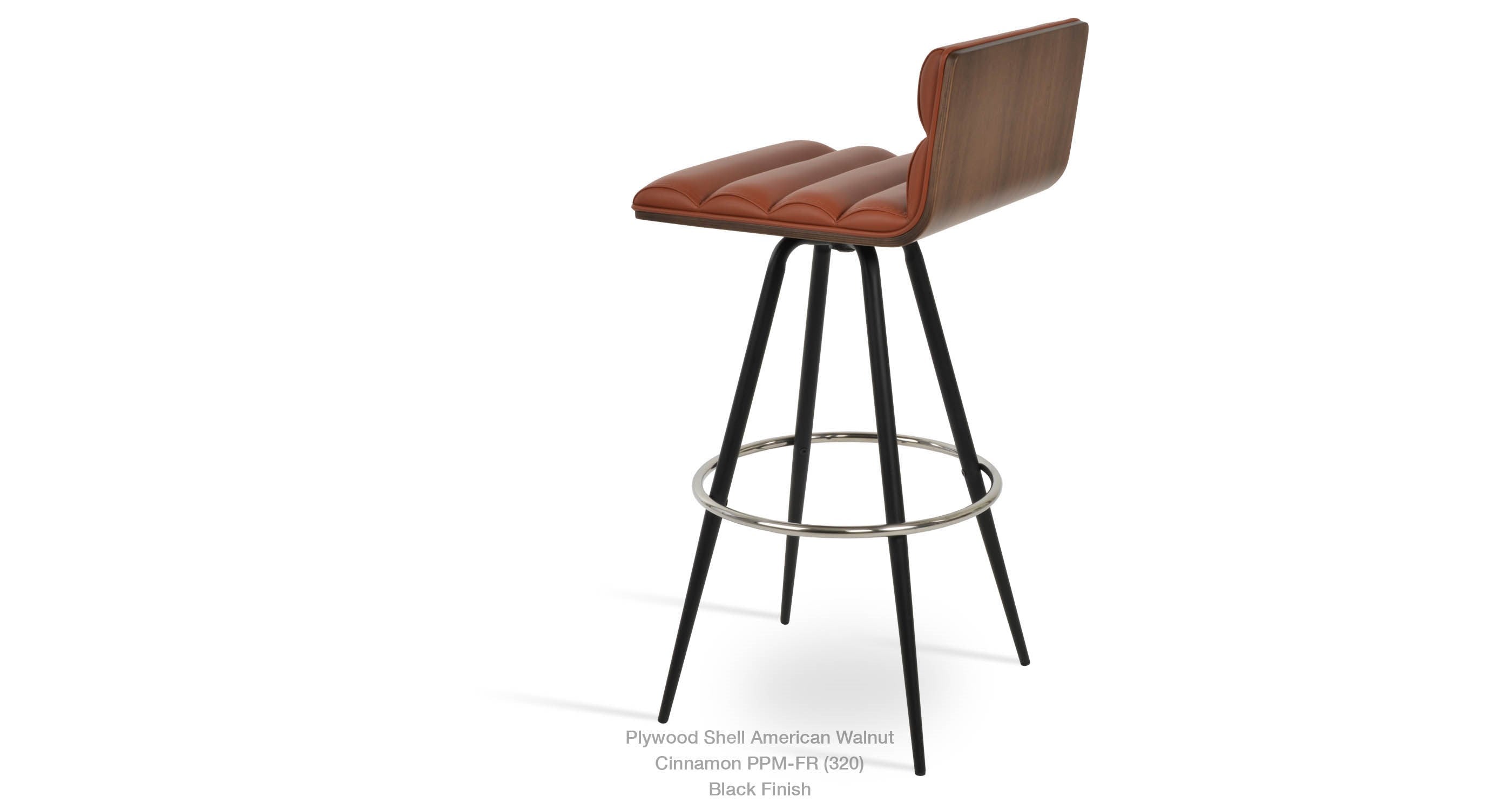 Corona Max Swivel Comfort Stools - compact and stylish design | Image 1 | InSTYLE Home & Rugs