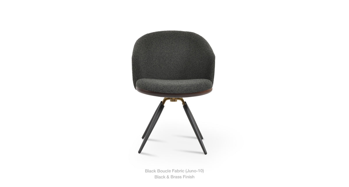 Athena Carrot Swivel Chair - variety of styles from classic to contemporary | Image 3 | InSTYLE Home & Rugs