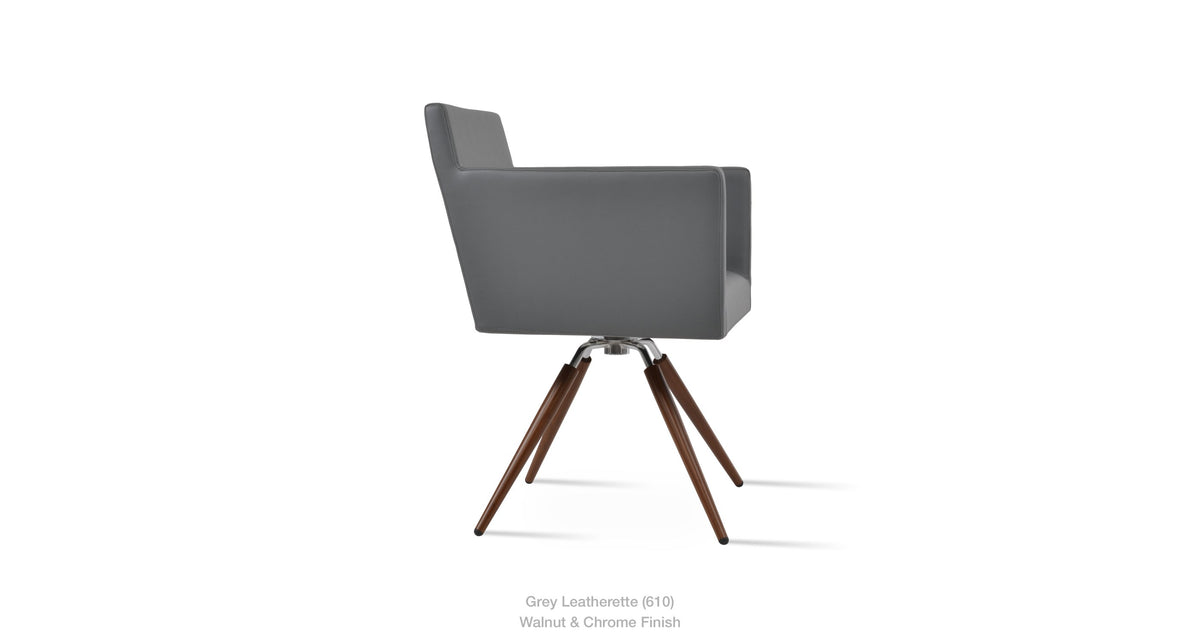 Harput Carrot Swivel Chair - variety of styles from classic to contemporary | Image 10 | InSTYLE Home & Rugs