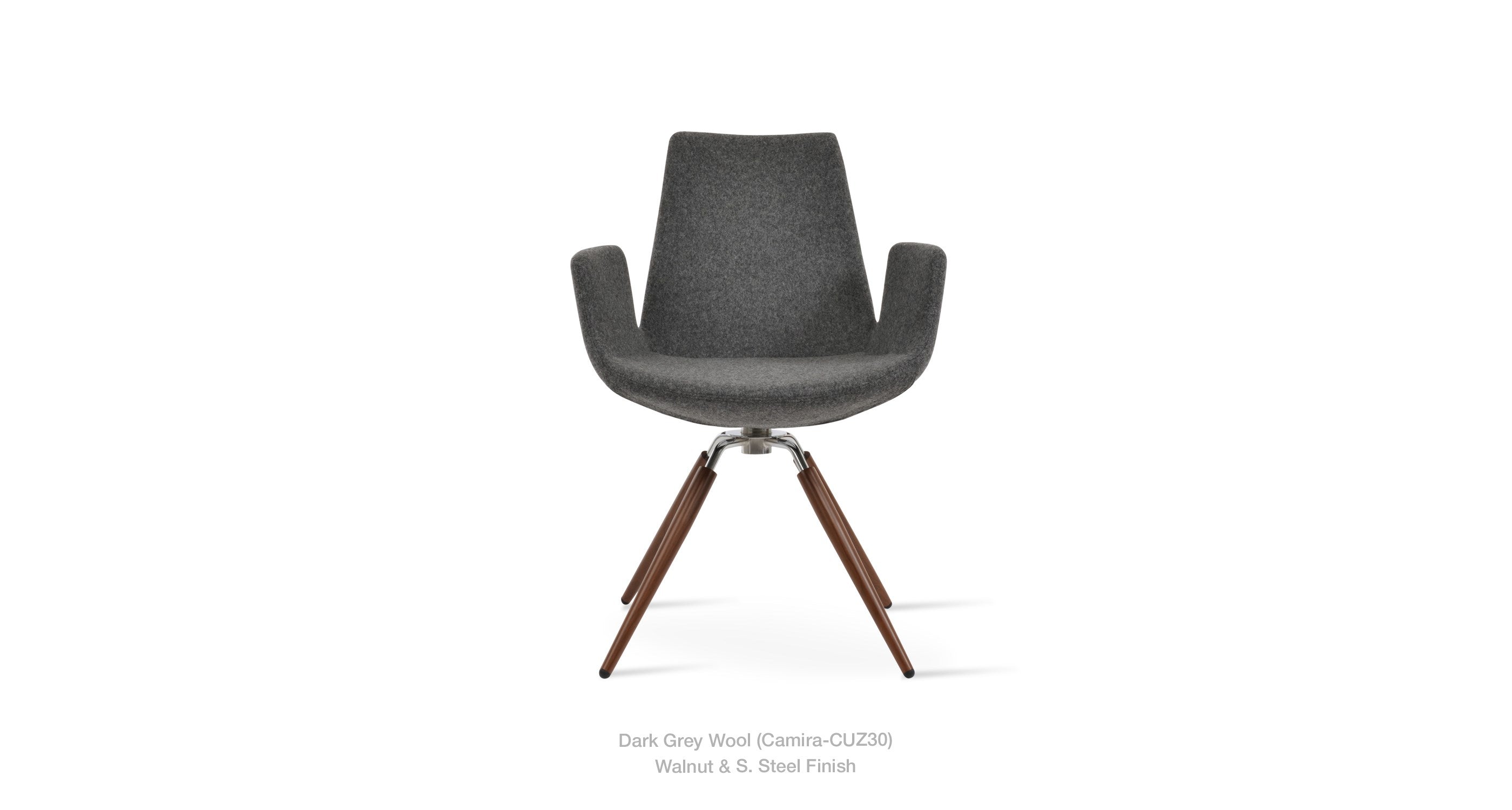 Eiffel Arm Carrot Swivel Chair - variety of styles from classic to contemporary | Image 12 | InSTYLE Home & Rugs