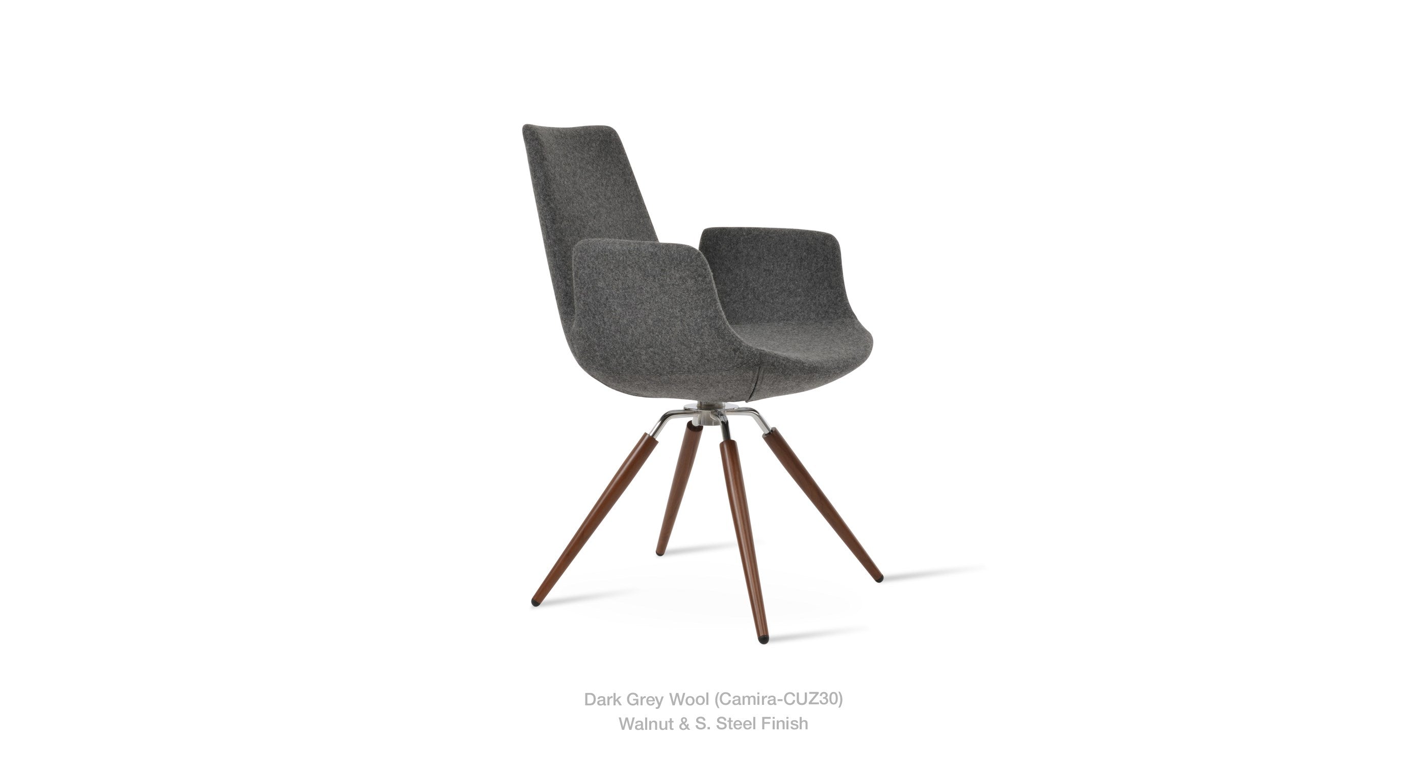Eiffel Arm Carrot Swivel Chair - variety of styles from classic to contemporary | Image 13 | InSTYLE Home & Rugs