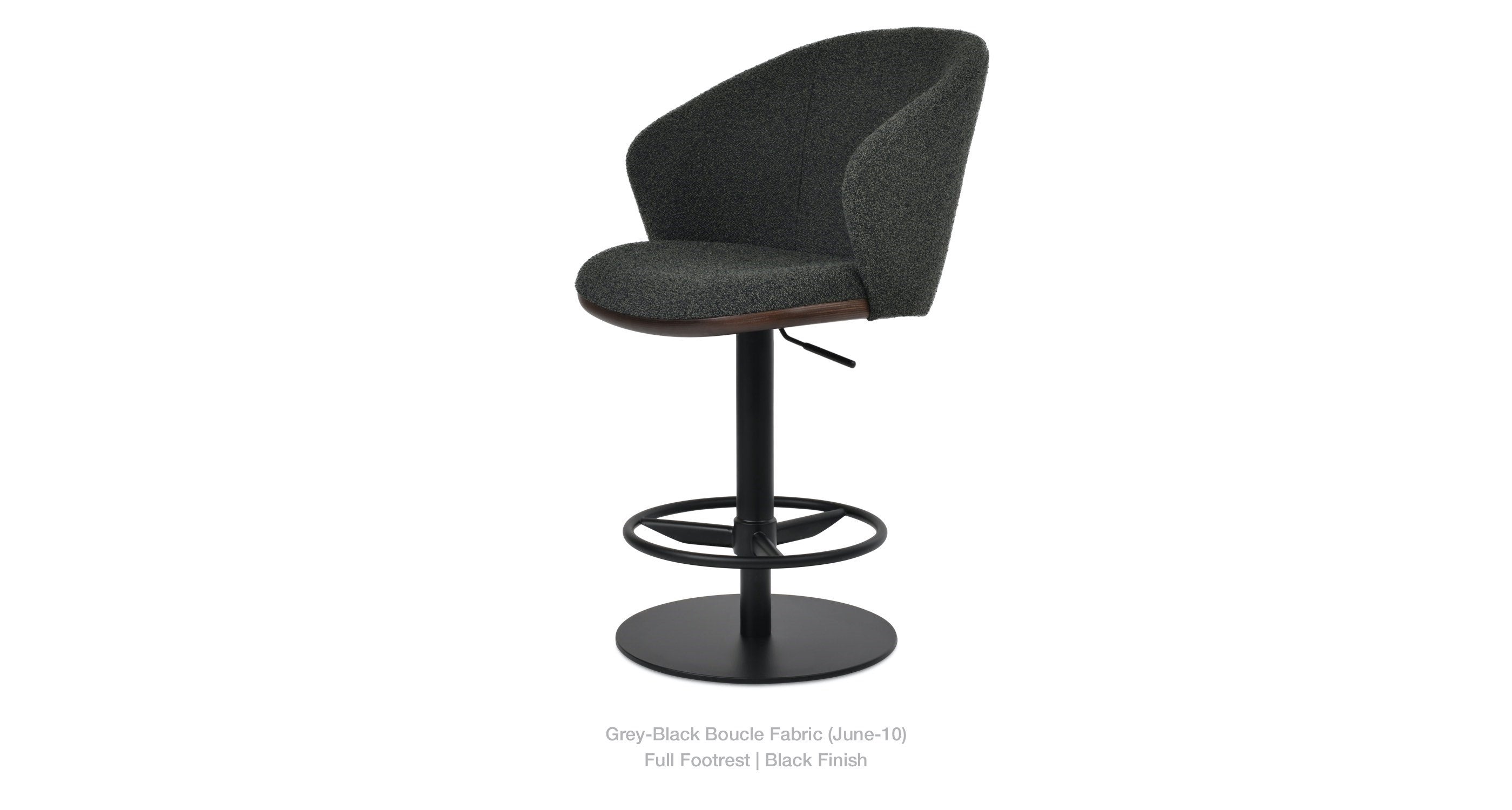 Athena Piston Stool - compact and stylish design | Image 3 | InSTYLE Home & Rugs