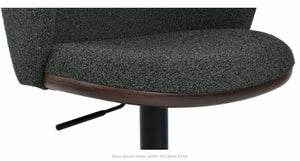 Athena Piston Stool - compact and stylish design | Image 4 | InSTYLE Home & Rugs