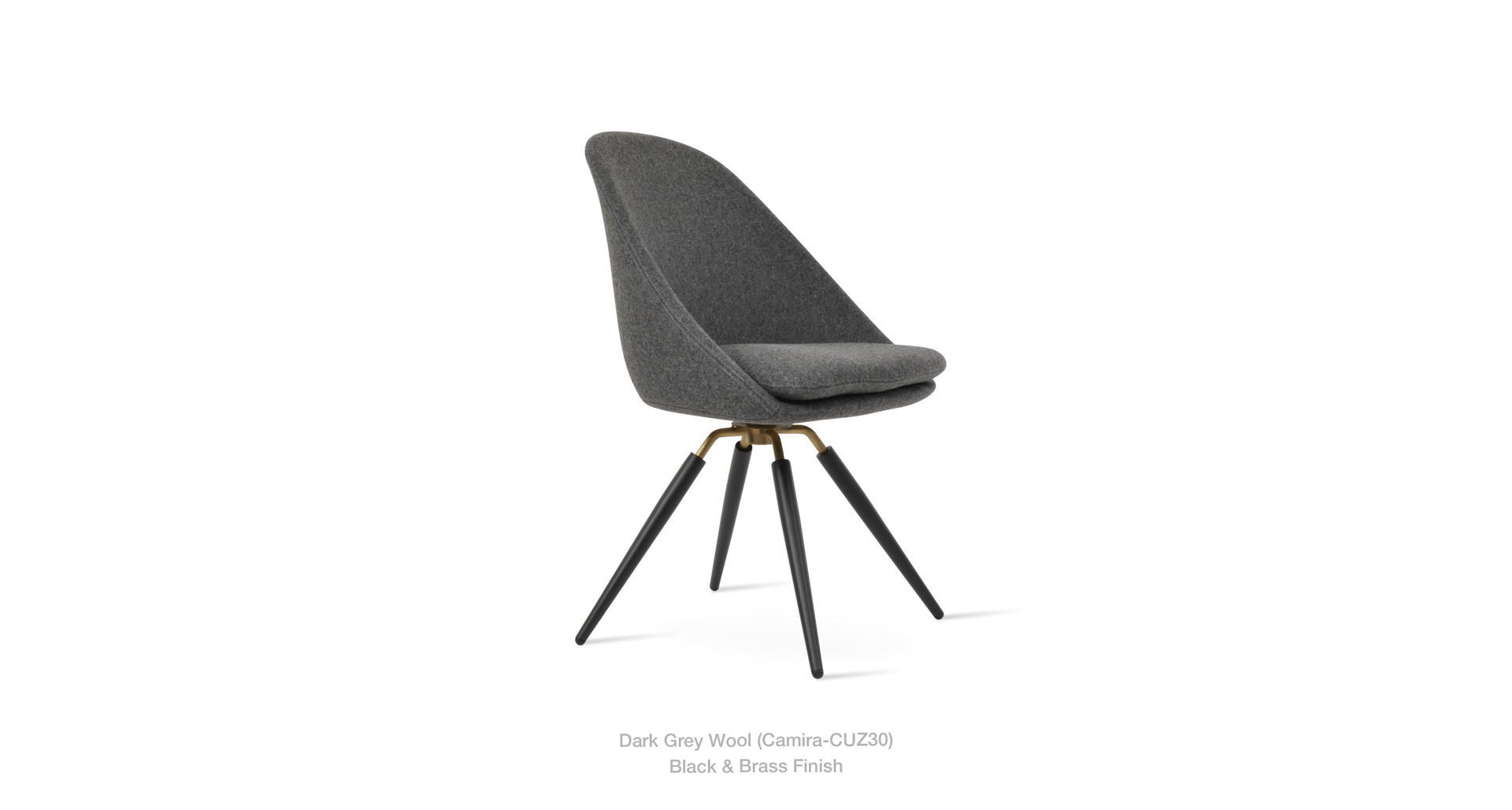 Avanos Carrot Swivel Chair - comfortable seating for dining and office spaces | Image 5 | InSTYLE Home & Rugs