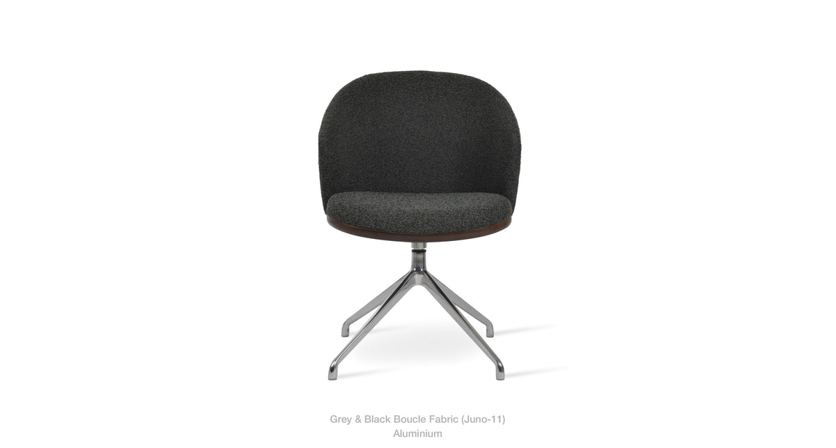 Athena Spider Swivel Chair - comfortable seating for dining and office spaces | Image 14 | InSTYLE Home & Rugs