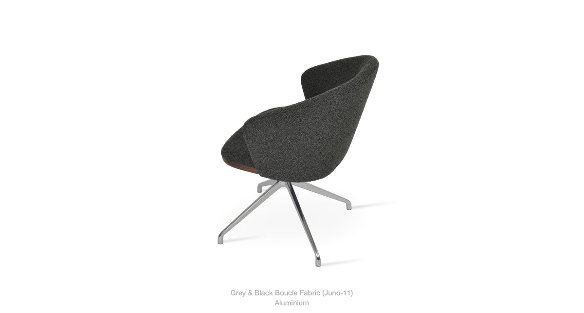 Athena Spider Swivel Chair - comfortable seating for dining and office spaces | Image 15 | InSTYLE Home & Rugs