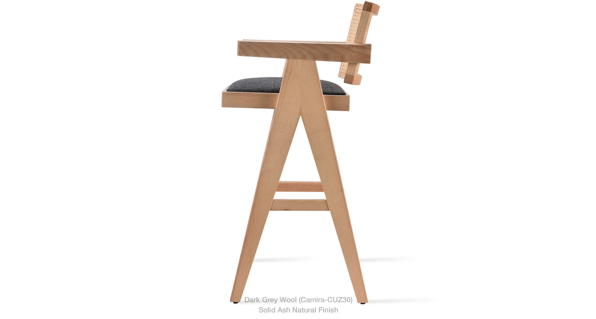 Pierre J Stools Half Wicker - perfect for small spaces | Image 17 | InSTYLE Home & Rugs
