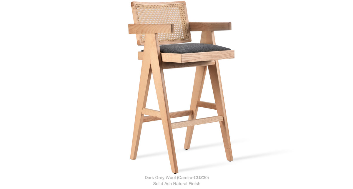 Pierre J Stools Half Wicker - perfect for small spaces | Image 18 | InSTYLE Home & Rugs