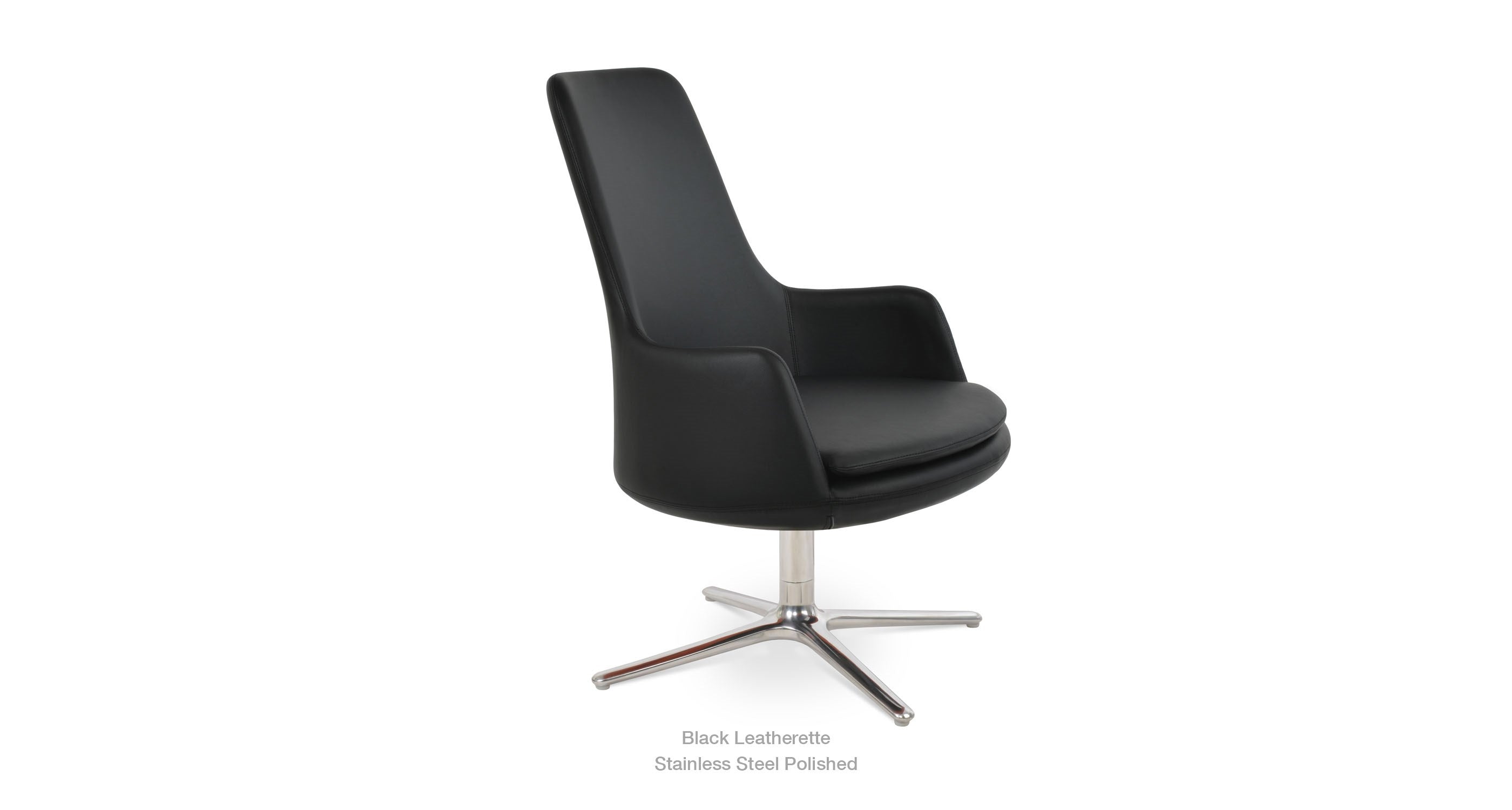 Dervish Oval Swivel High Back - | Image 2 | InSTYLE Home & Rugs