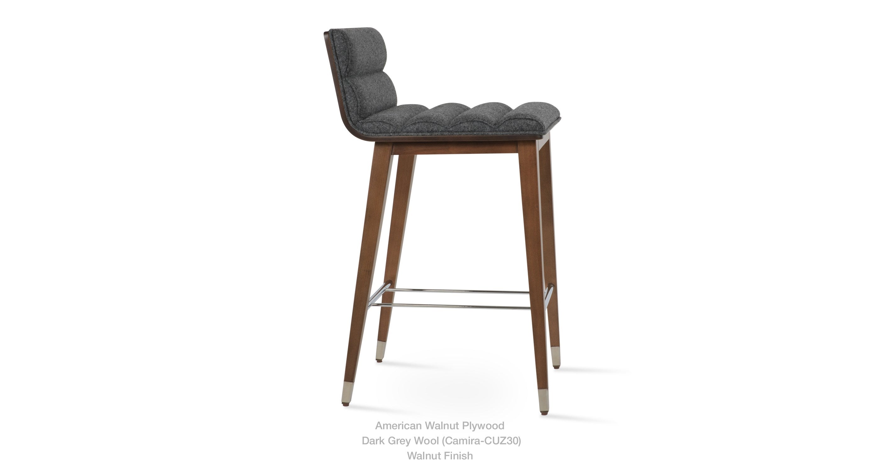 Corona Wood Comfort Stools - perfect for small spaces | Image 1 | InSTYLE Home & Rugs