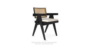 Pierre J Armchair Full Wicker - modern accent armchair for stylish interiors | Image 17 | InSTYLE Home & Rugs