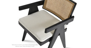 Pierre J Armchair Full Wicker - modern accent armchair for stylish interiors | Image 18 | InSTYLE Home & Rugs