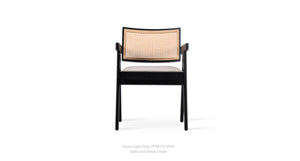 Pierre J Armchair Half Wicker - modern accent armchair for stylish interiors | Image 8 | InSTYLE Home & Rugs