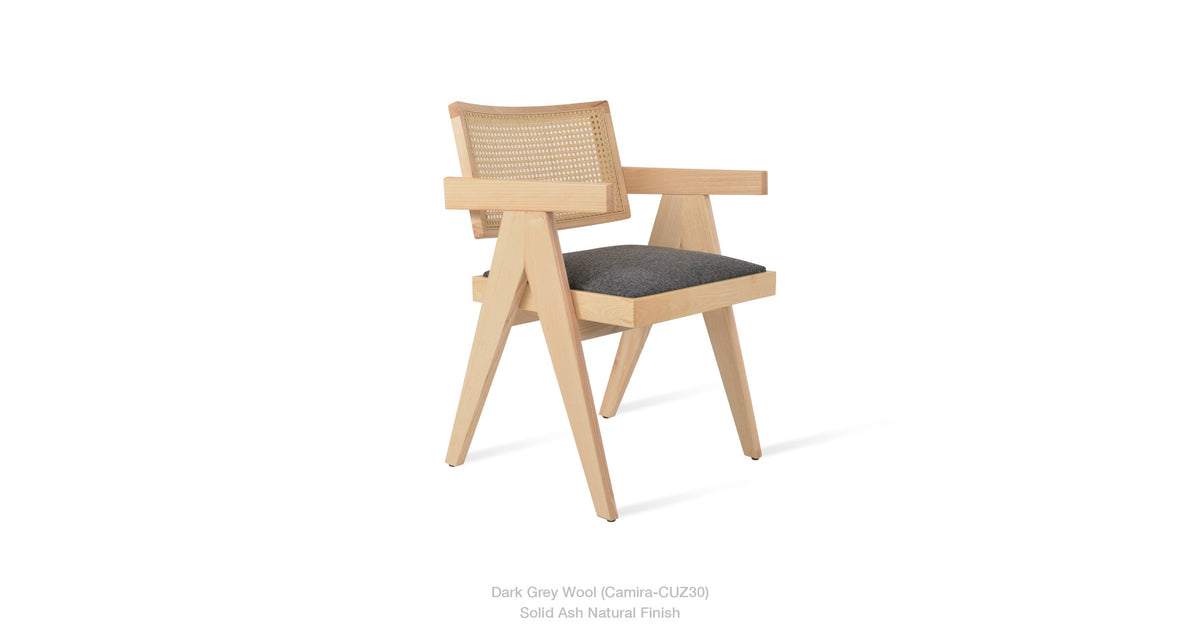 Pierre J Armchair Half Wicker - modern accent armchair for stylish interiors | Image 13 | InSTYLE Home & Rugs