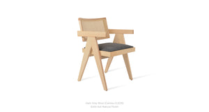 Pierre J Armchair Half Wicker - modern accent armchair for stylish interiors | Image 13 | InSTYLE Home & Rugs