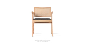 Pierre J Armchair Half Wicker - modern accent armchair for stylish interiors | Image 14 | InSTYLE Home & Rugs