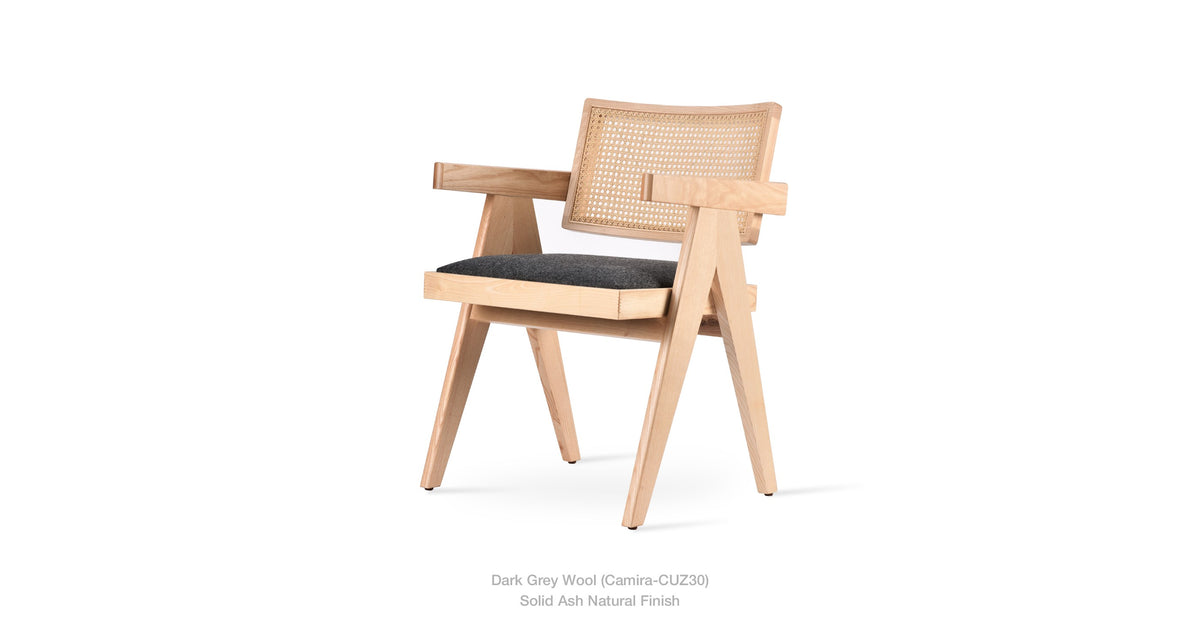 Pierre J Armchair Half Wicker - modern accent armchair for stylish interiors | Image 17 | InSTYLE Home & Rugs
