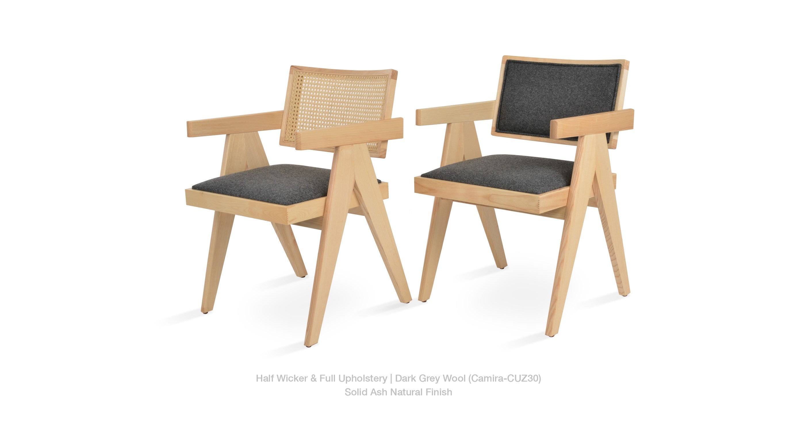 Pierre J Armchair Half Wicker - modern accent armchair for stylish interiors | Image 19 | InSTYLE Home & Rugs