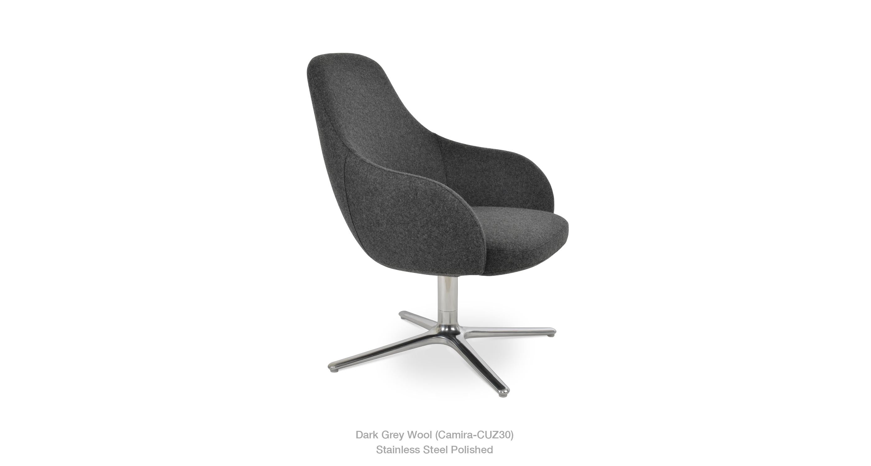 Gazel Arm Oval Swivel Lounge - | Image 3 | InSTYLE Home & Rugs
