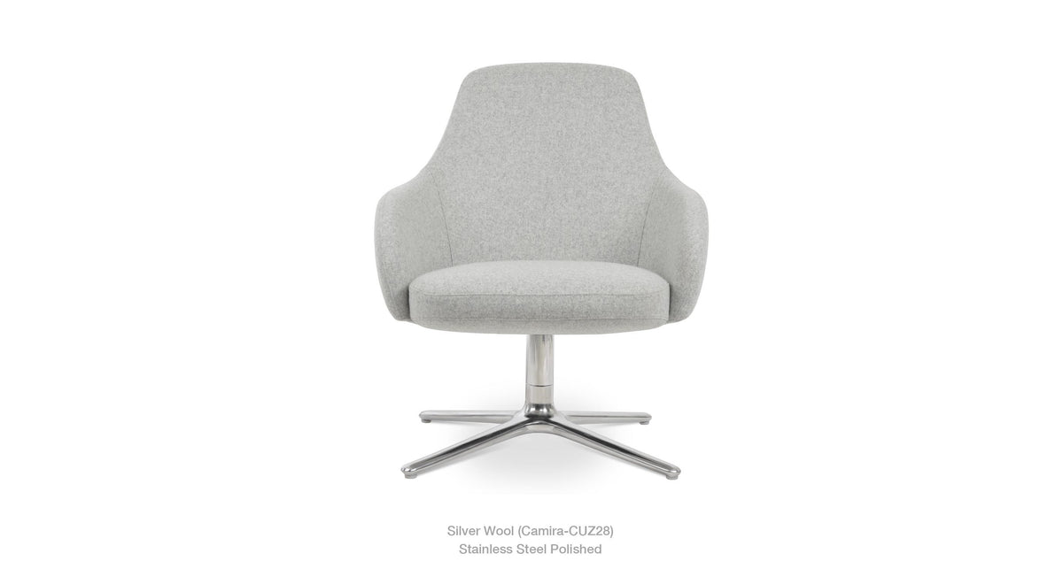 Gazel Arm Oval Swivel Lounge - | Image 7 | InSTYLE Home & Rugs