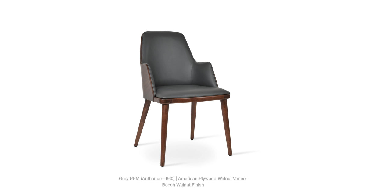 Romano W Armchair - upholstered armchair with padded comfort | Image 4 | InSTYLE Home & Rugs