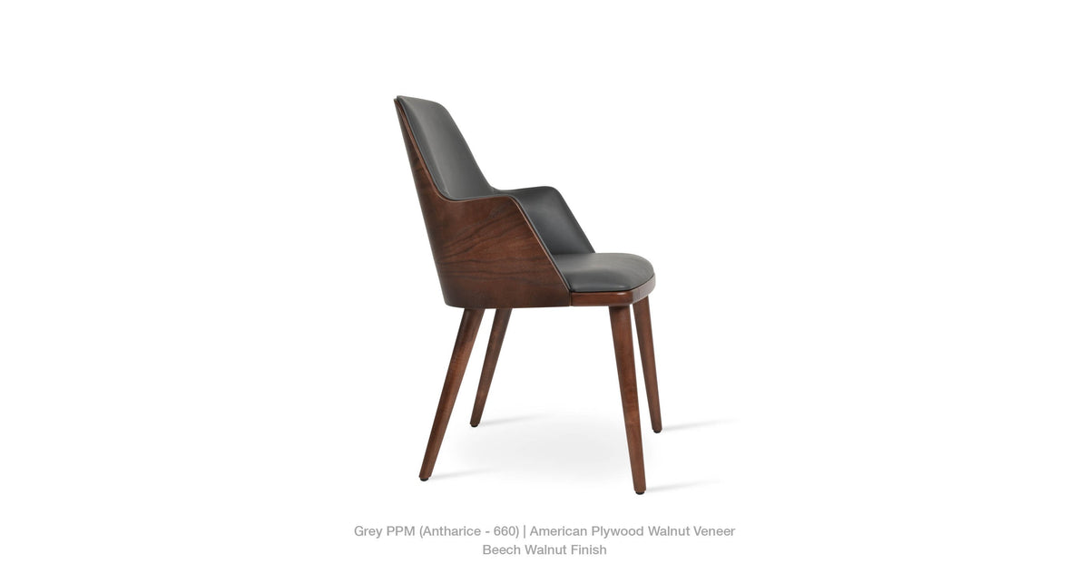 Romano W Armchair - upholstered armchair with padded comfort | Image 5 | InSTYLE Home & Rugs
