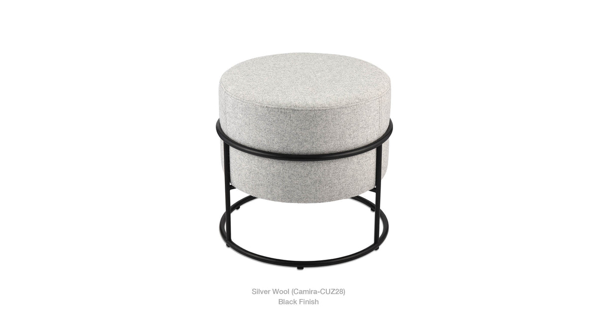 Colombo Stackable Pouf - modern pouf in vibrant colors for a pop of style | Image 4 | InSTYLE Home & Rugs