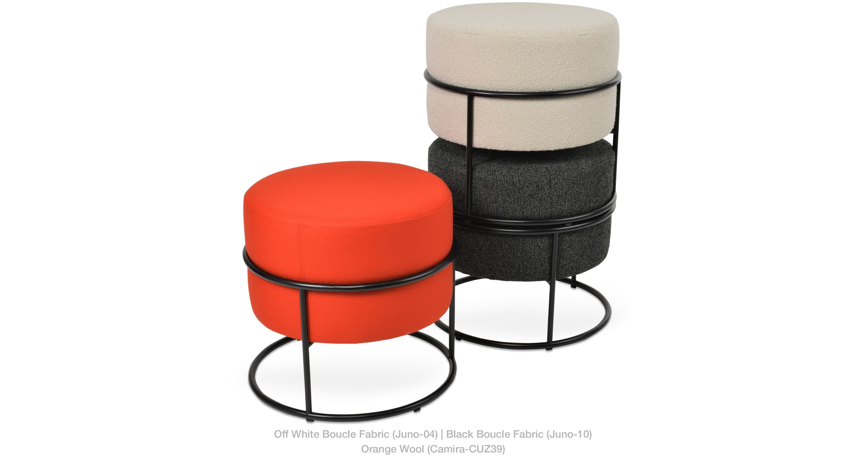 Colombo Stackable Pouf - modern pouf in vibrant colors for a pop of style | Image 22 | InSTYLE Home & Rugs